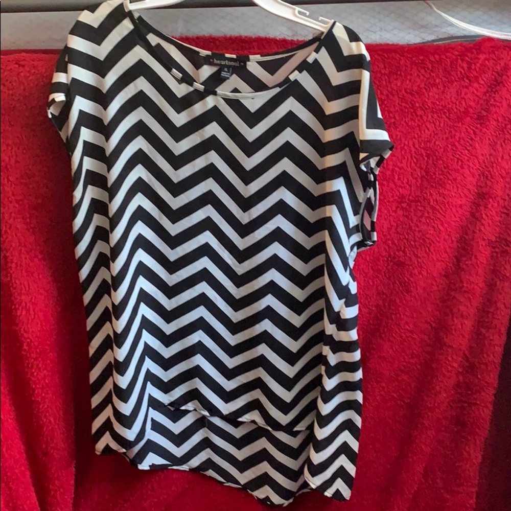 Stripped, dress shirt.